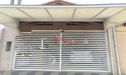 Casa com 3 dormitórios, sendo 1 suíte  à venda, 85 m² por r$ 450.000 - tupi - praia grande/sp