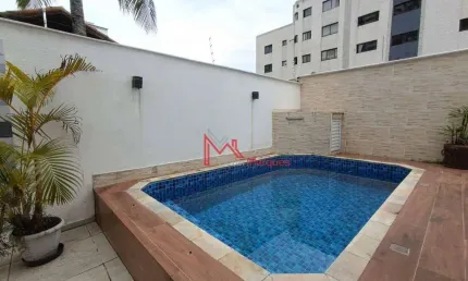 Sobrado Individual  com 3 dormitórios à venda, 140 m² por R$ 660.000 - Aviação - Praia Grande/SP