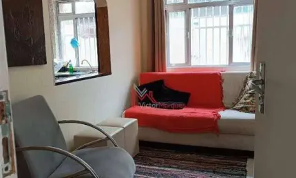 Apartamento com 1 dormitório à venda, 48 m² por r$ 200.000,00 - canto do forte - praia grande/sp
