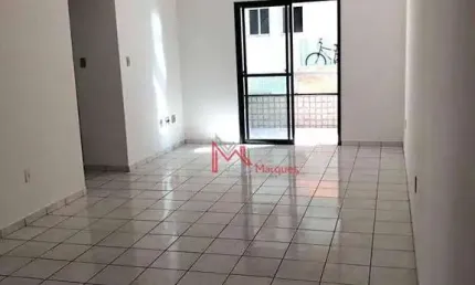 Apartamento com 1 dormitório com sacada  à venda, 74 m² por R$ 300.000 - Tupi - Praia Grande/SP