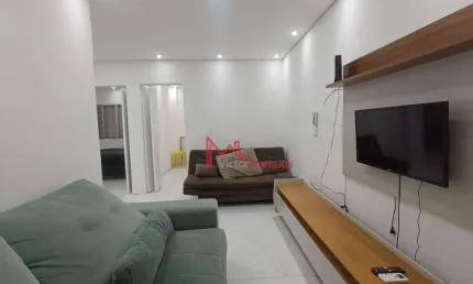 Apartamento com 2 dormitórios à venda, 75 m² por r$ 349.800,00 - tupi - praia grande/sp