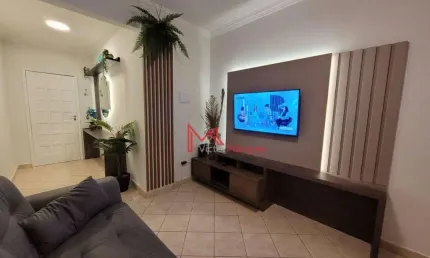 Apartamento com 2 dormitórios, com sacada VISTA MAR  à venda, 65 m² por R$ 320.000 - Tupi - Praia Grande/SP