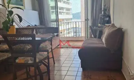 Apartamento com 1 dormitório FRENTE MAR à venda, 55 m² por R$ 270.000 - Vila Guilhermina - Praia Grande/SP