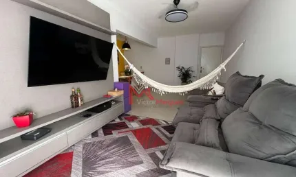 Apartamento com 2 dormitórios à venda, 87 m² por r$ 430.000,00 - vila assunção - praia grande/sp