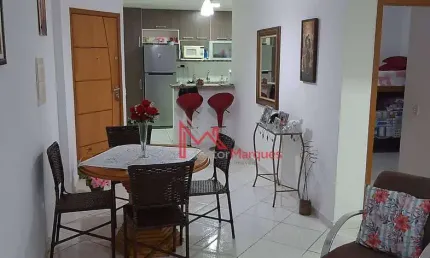 Apartamento com 2 dormitórios, sendo 1 suíte  à venda, 85 m² por r$ 500.000 - tupi - praia grande/sp