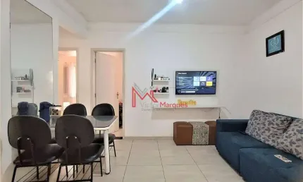 Apartamento com 2 dormitórios à venda, 63 m² por r$ 281.000,00 - tupi - praia grande/sp