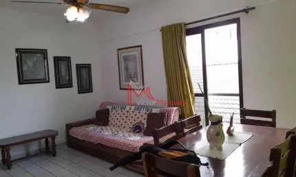 Apartamento com 2 dormitórios, sendo 1 suíte (MOBILIADO) à venda, 84 m² por R$ 320.000 - Vila Guilhermina - Praia Grande/SP