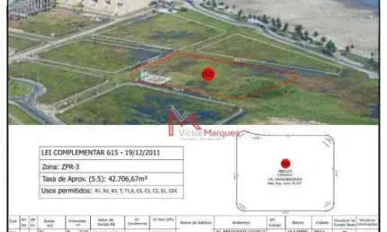 Terreno à venda, 7764 m² por R$ 43.219.155,10 - Mirim - Praia Grande/SP