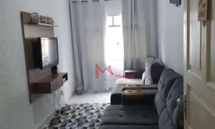 Apartamento com 2 dormitórios à venda, 75 m² por r$ 275.000,00 - aviação - praia grande/sp