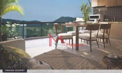 Apartamento com 3 dormitórios, sendo 3 suítes à venda, 129 m² por R$ 1.262.260 - Canto do Forte - Praia Grande/SP