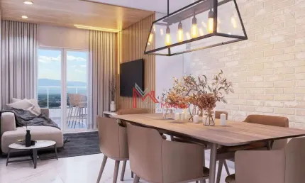 Apartamento com 2 dormitórios, sendo 1 suíte  à venda, 66 m² por R$ 450.000 - Mirim - Praia Grande/SP