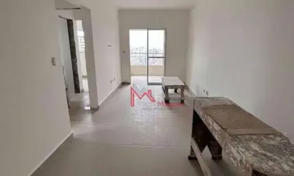 Apartamento com 2 dormitórios, sendo 1 suíte  à venda, 62 m² por r$ 485.000 - aviação - praia grande/sp