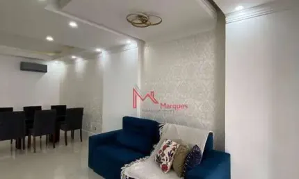 Apartamento com 4 dormitórios, sendo 2 suítes COM PLANEJADOS à venda, 233 m² por R$ 1.580.000 - Vila Guilhermina - Praia Grande/SP