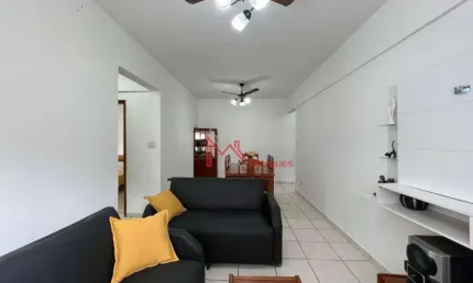 Apartamento com 2 dormitórios à venda, 78 m² por r$ 370.000 - aviação - praia grande/sp