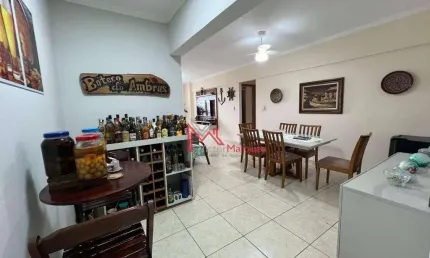 Apartamento com 2 dormitórios, 100 m² - venda por r$ 650.000,00 ou aluguel por r$ 4.000,00/mês - tupi - praia grande/sp