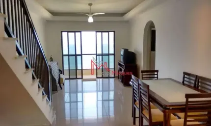 Apartamento Duplex com 4 dormitórios à venda, 258 m² por R$ 1.600.000,00 - Canto do Forte - Praia Grande/SP