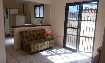 Apartamento com 1 dormitório à venda, 56 m² por R$ 265.000,00 - Vila Guilhermina - Praia Grande/SP