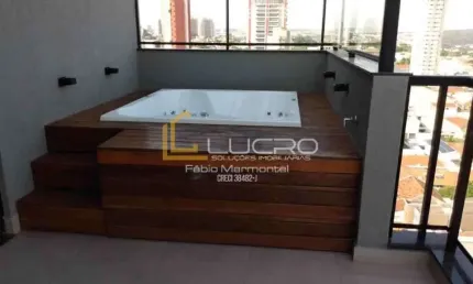 Apartamento duplex para venda com 203 m² e 3 quartos em vila mesquita, bauru - sp
