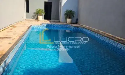 Casa com piscina para venda com 180 m² e 1 quarto em jarim carolina, bauru - sp