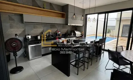 Linda casa no condomínio fechado para aluguel com 700 m², 3 quartos, jardim shangri-lá, bauru - sp