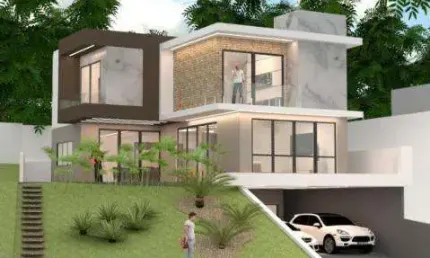 VENDA DE SOBRADO NOVO NO CONDOMÍNIO REAL PARK, EM ARUJÁ/SP, 315m² com 3 suítes amplas, espaço gourmet, piscina e garagem coberta. CONSULTE-NOS.