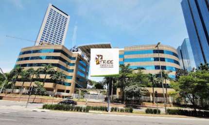 LOCAÇÃO DE SALA COMERCIAL NO CONDOMÍNIO MILLENIUM, NA VILA OLIMPIA, EM SÃO PAULO/SP, 1.300m² com 32 vagas de estacionamento. CONSULTE-NOS.