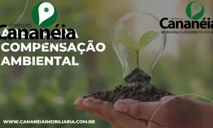 Área para compensação ambiental dentro do parque em Cananéia/SP