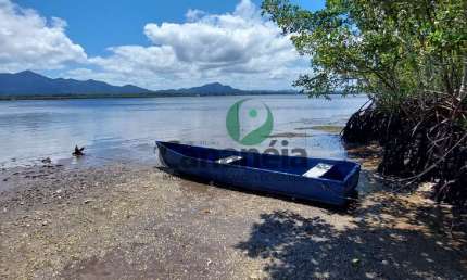Terreno de esquina, frente ao mar - Balneário Terra Nova - Cananéia, Litoral Sul de SP
