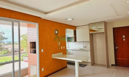 Apartamento com 2 dormitórios, 1 suíte, centro de palhoça, sc