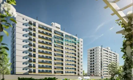 Apartamento, 2 dormitórios, 1 vaga de garagem, areias, são josé, sc