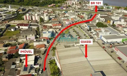 Terreno a venda, 480m², uso misto, Areias, São José/ SC