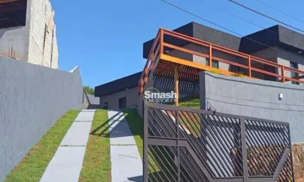 Linda Casa com 3 dormitórios à venda, 120 m²  - Jardim Estância Brasil - Atibaia/SP
