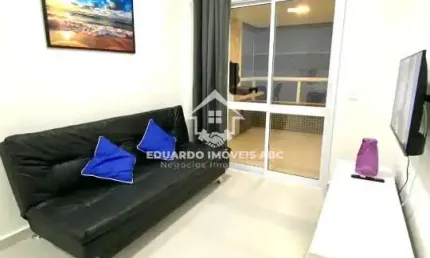 REF 8510- 2 Dormitórios. Varanda. Ótima localização- Guilhermina- Praia Grande