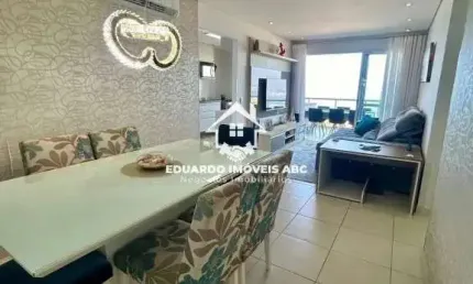 REF: 9832. Apartamento para Venda de frente ao mar, totalmente mobiliado e decorado, 3 dorm(s), 1 suite(s), 96 m²