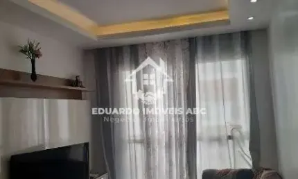 Ref 3290. mobiliado. 3 dormitórios. 1 vaga na garagem. varanda. santo andre