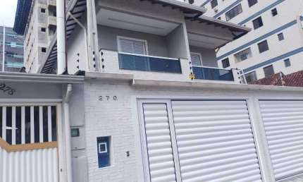 Sobrado com 3 dormitórios à venda, 129 m² por R$ 800.000,00 - Vila Assunção - Praia Grande/SP