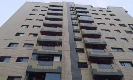 Apartamento com 2 dormitórios para alugar, 72 m² por R$ 3.000,00/mês - Vila Guilhermina - Praia Grande/SP