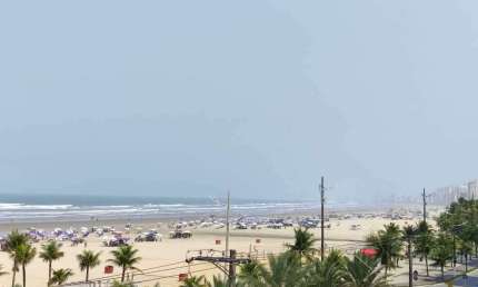 Apartamento 2 dormitórios Frente  Mar no coração doBoqueirão em Praia grande litoral de são Paulo.