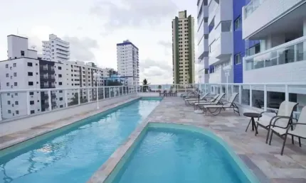 Apartamento maravilhoso com 98 metros de área útil, 2 dormitórios, sendo 2 suíte, 2 sacadas sala  2 ambientes,  varanda gourmet com vista mar, cozinh