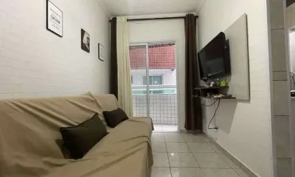 Apartamento com 1 dormitório à venda, 42 m² por r$ 300.000,00 - ocian - praia grande/sp