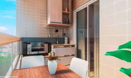 Apartamento com 2 dormitórios, varanda no bairro guilhermina