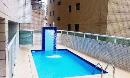 Apartamento com 3 dormitórios, 1 suíte, piscina à venda, 91 m² por R$ 480.000 - Vila Guilhermina - Praia Grande/SP