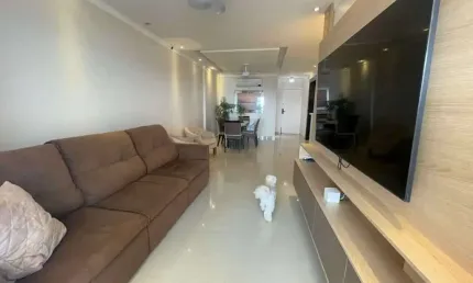 Apartamento com 4 dormitórios à venda, 151 m² por R$ 1.600.000,00 - Vila Guilhermina - Praia Grande/SP