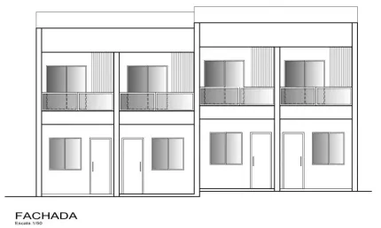 Casa com 2 quartos à venda na Rua Jair Corrêa, 219, Boehmerwald, Joinville, 70 m2 por R$ 350.000