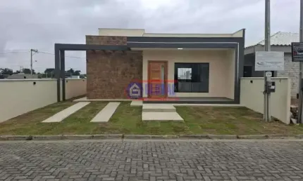 Casa em condomínio fechado com 2 quartos à venda na Estrada Do Pindobas, Pindobas, Maricá, 81 m2 por R$ 450.000