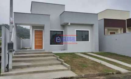 Casa em condomínio fechado com 2 quartos à venda na Estrada Do Pindobas, Pindobas, Maricá, 70 m2 por R$ 390.000