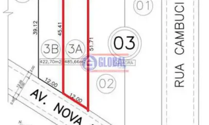 Terreno à venda na Avenida Nova Friburgo, Ubatiba, Maricá, 485 m2 por R$ 90.000