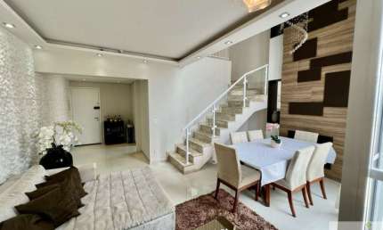 Cobertura Duplex Mobiliada 3 Dormitórios, Suíte, 3 Vagas, 144m²