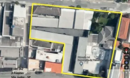 São judas area de 1.505m² excelente para construtoras