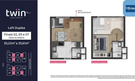 Apartamento com 1 quarto à venda na Rua Arthur Mohr, 326, Portão, Curitiba